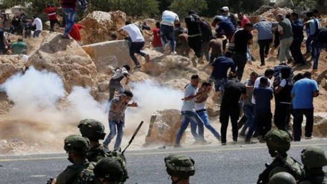 مواجهات بين الاحتلال الإسرائيلي والفلسطينيين