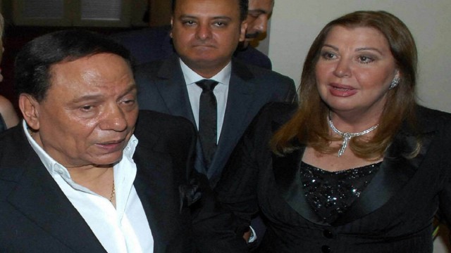 عادل إمام وزوجته