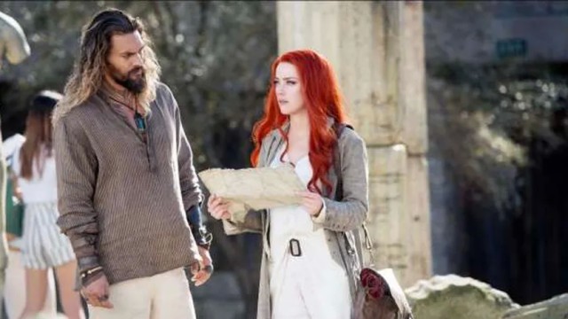 آمبر هيرد في مشهد من فيلم «Aquaman»
