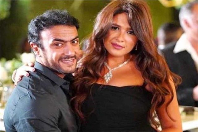 الفنانة ياسمين عبد العزيز والفنان أحمد العوضي