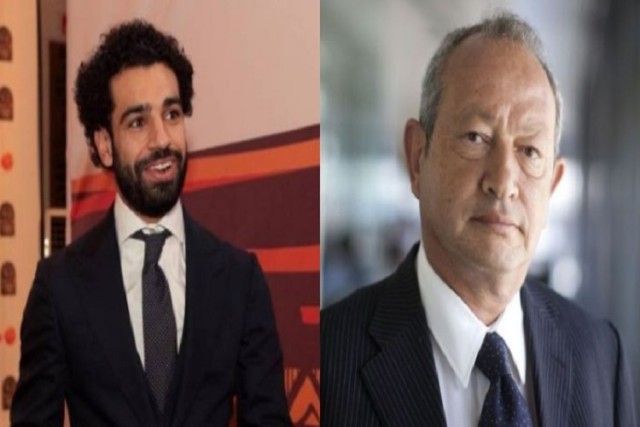 محمد صلاح ونجيب ساويرس