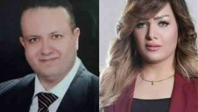 القاضي أيمن حجاج والإعلامية شيماء جمال