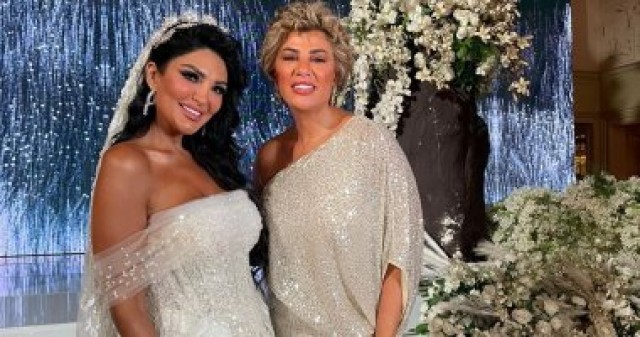 مفيد شيحة من حفل زفاف سالى عبد السلام