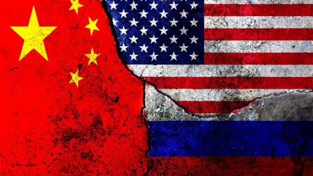 الصين وروسيا والولايات المتحدةى