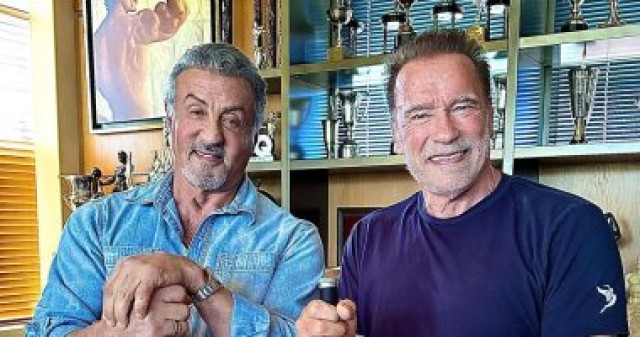 آرنولد شوارزنيجر وسيلفستر ستالون