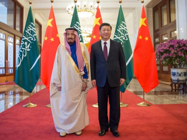 الملك سلمان والرئيس الصيني