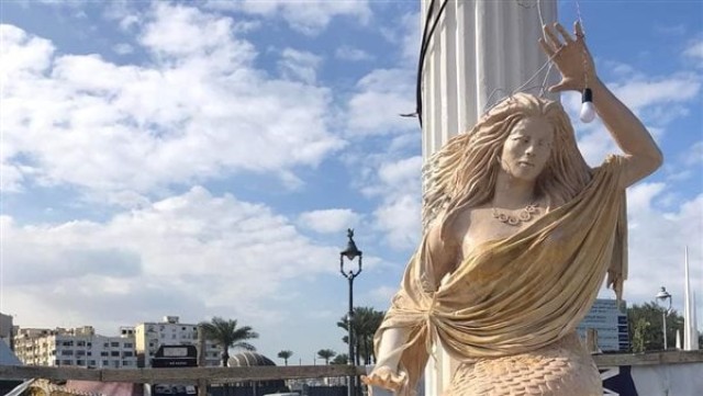 تمثال عروس البحر الجديد بالإسكندرية