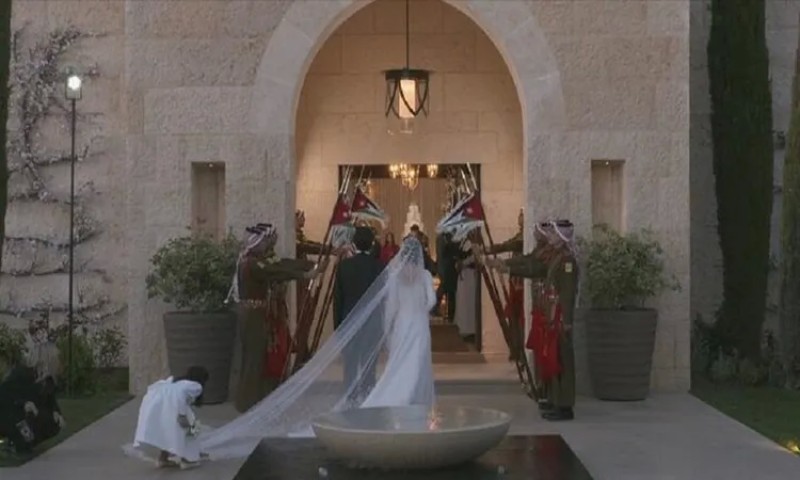 زفاف ابنة ملك الاردن الأميرة إيمان