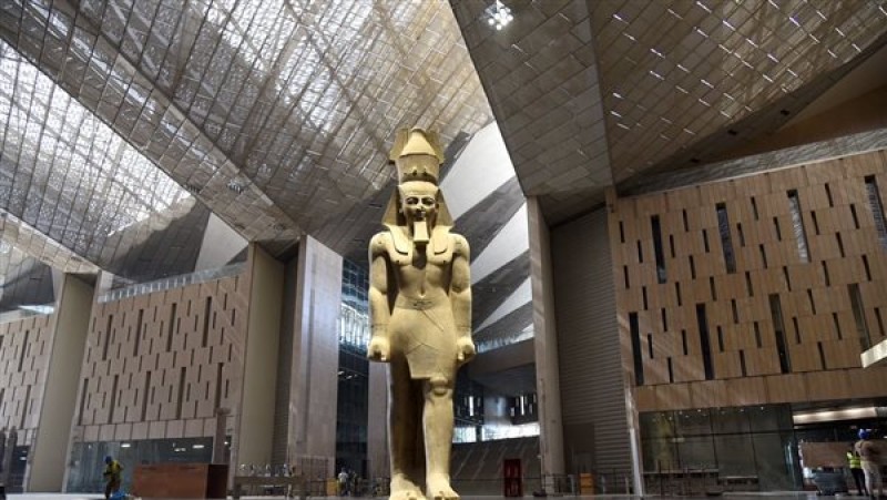 وزير السياحة والآثار يتفقد المتحف المصري الكبير بعد فيديو سقوط الأمطار