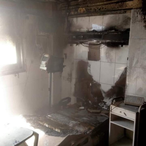 حريق في مستشفى الأزهر بمدينة دمياط الجديدة