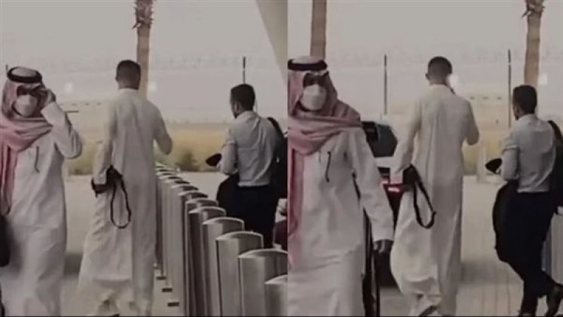 فيديو.. رونالدو يتجول بالجلابية السعودي وصديقة نيمار ترتدي العباية