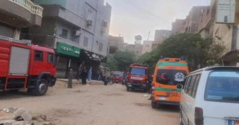 السيطرة على حريق مطعم فى منطقة الهرم
