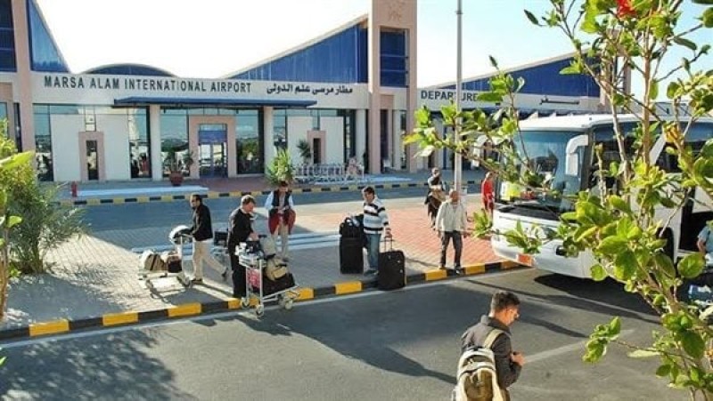 مطار مرسى علم الدولى يستقبل اليوم 17 رحلة طيران دولية أوروبية