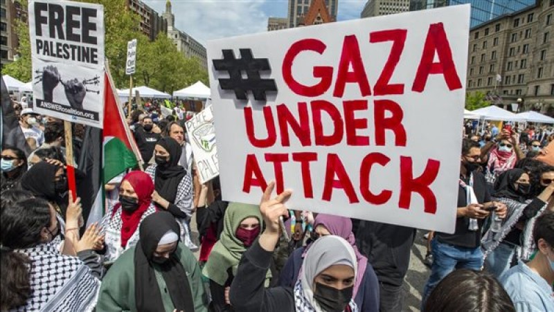 مظاهرات حاشدة في مختلف دول العالم دعما لفلسطين