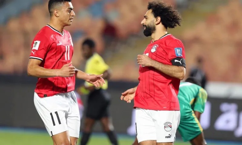 مصر تكتسح جيبوتي بسداسية في تصفيات كأس العالم.. ”سوبر هاتريك صلاح”