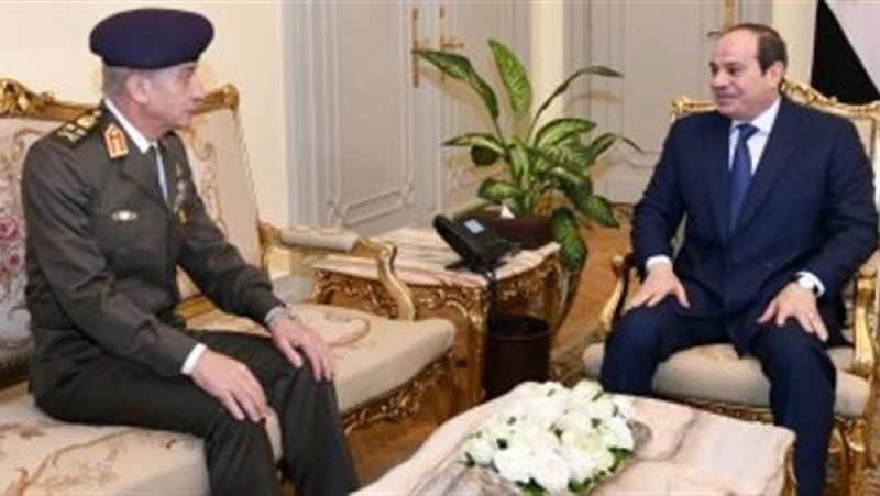 تفاصيل لقاء الرئيس السيسي مع وزير الدفاع والإنتاج الحربي