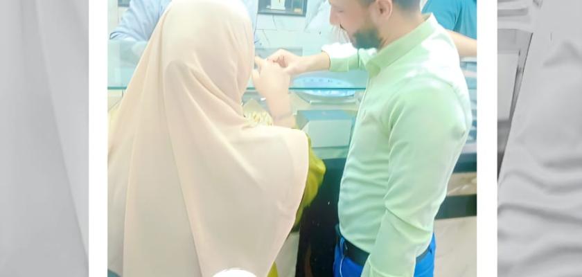 تهنئة بالخطوبة السعيدة.. ألف مبروك للعروسين «محمد وإسراء»